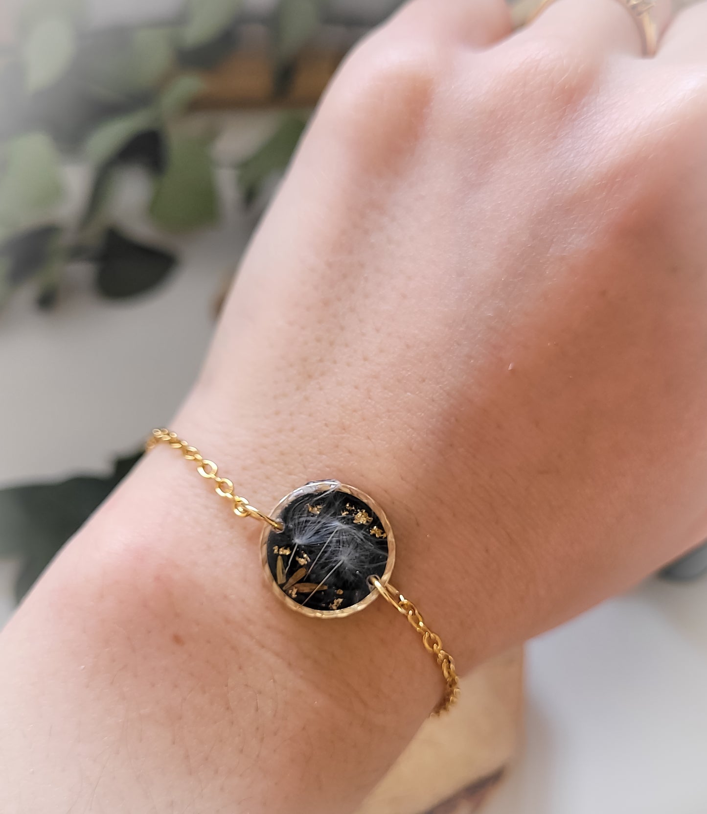 dandelion bracelet
