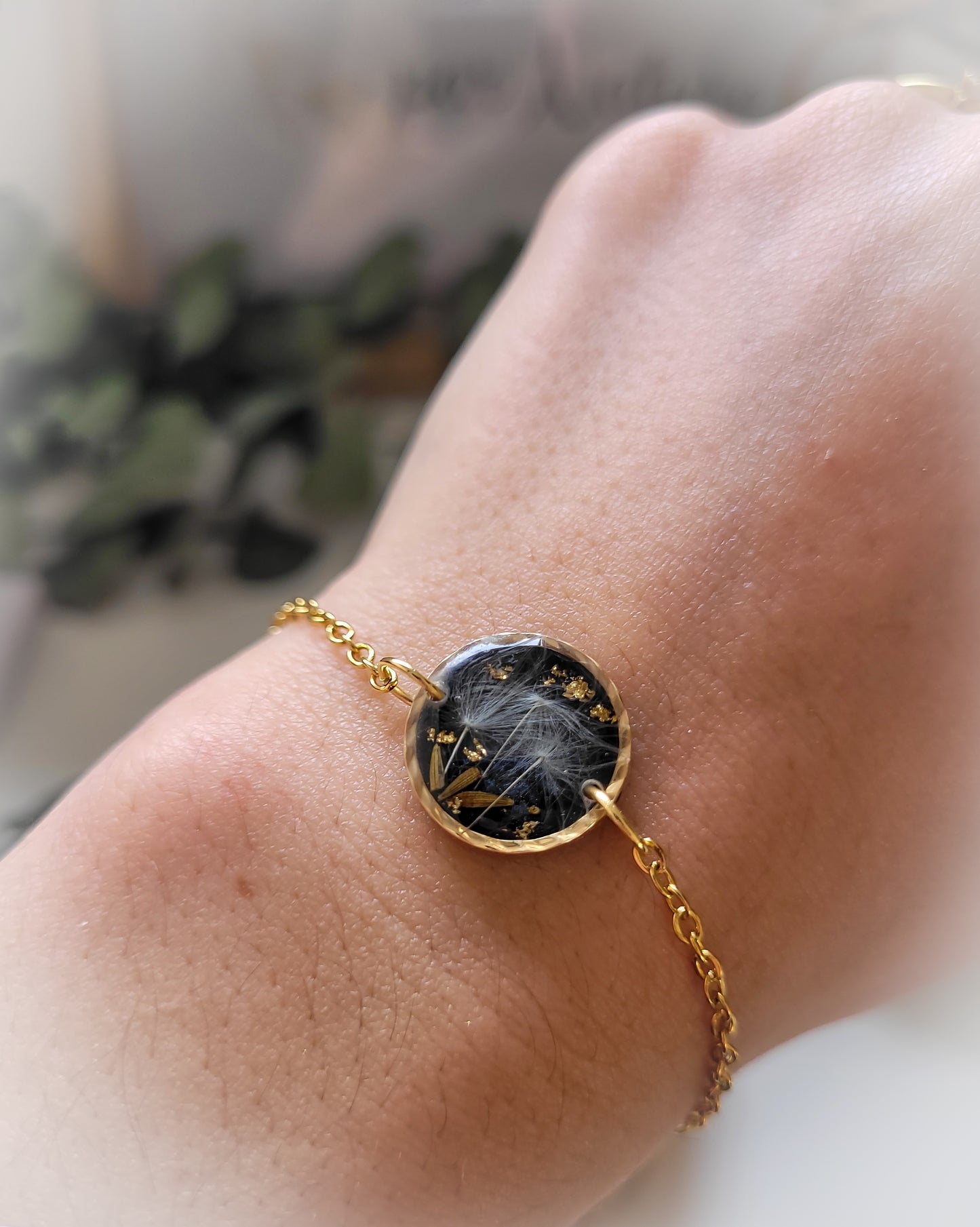 dandelion bracelet