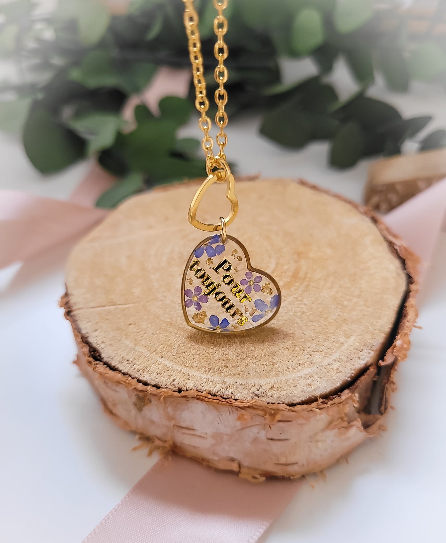 Collier personnalisé coeur