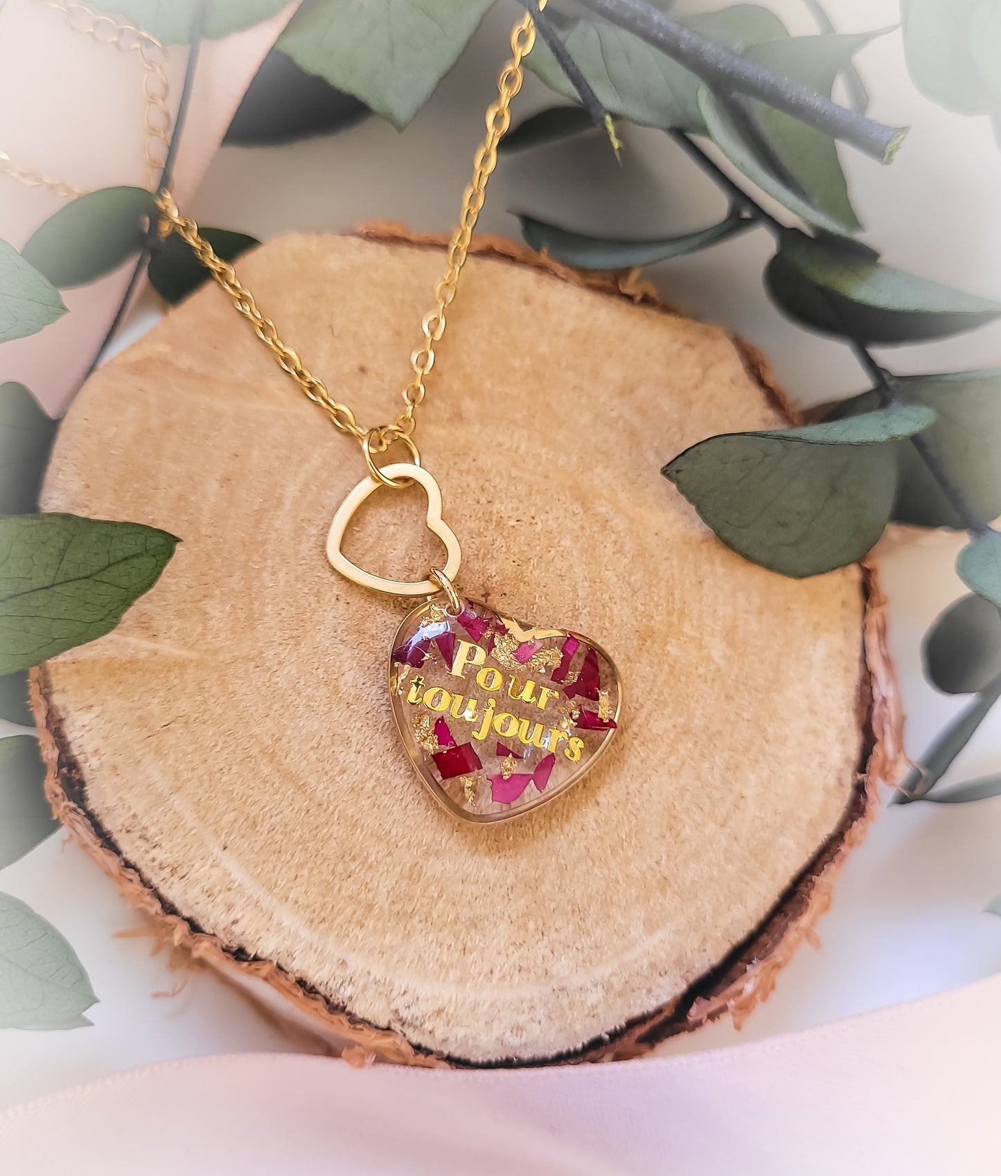 Collier personnalisé coeur
