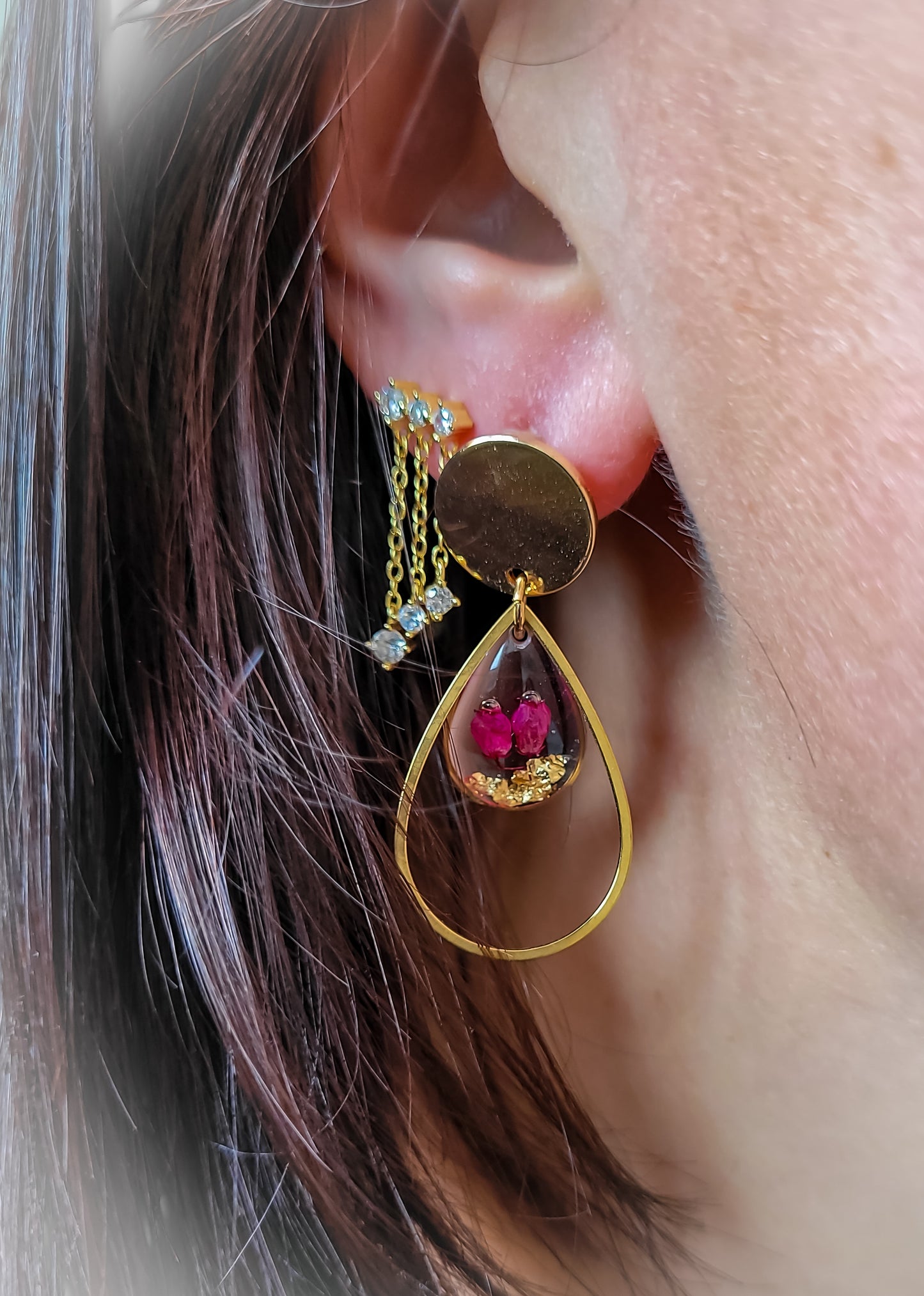 White heather double drop