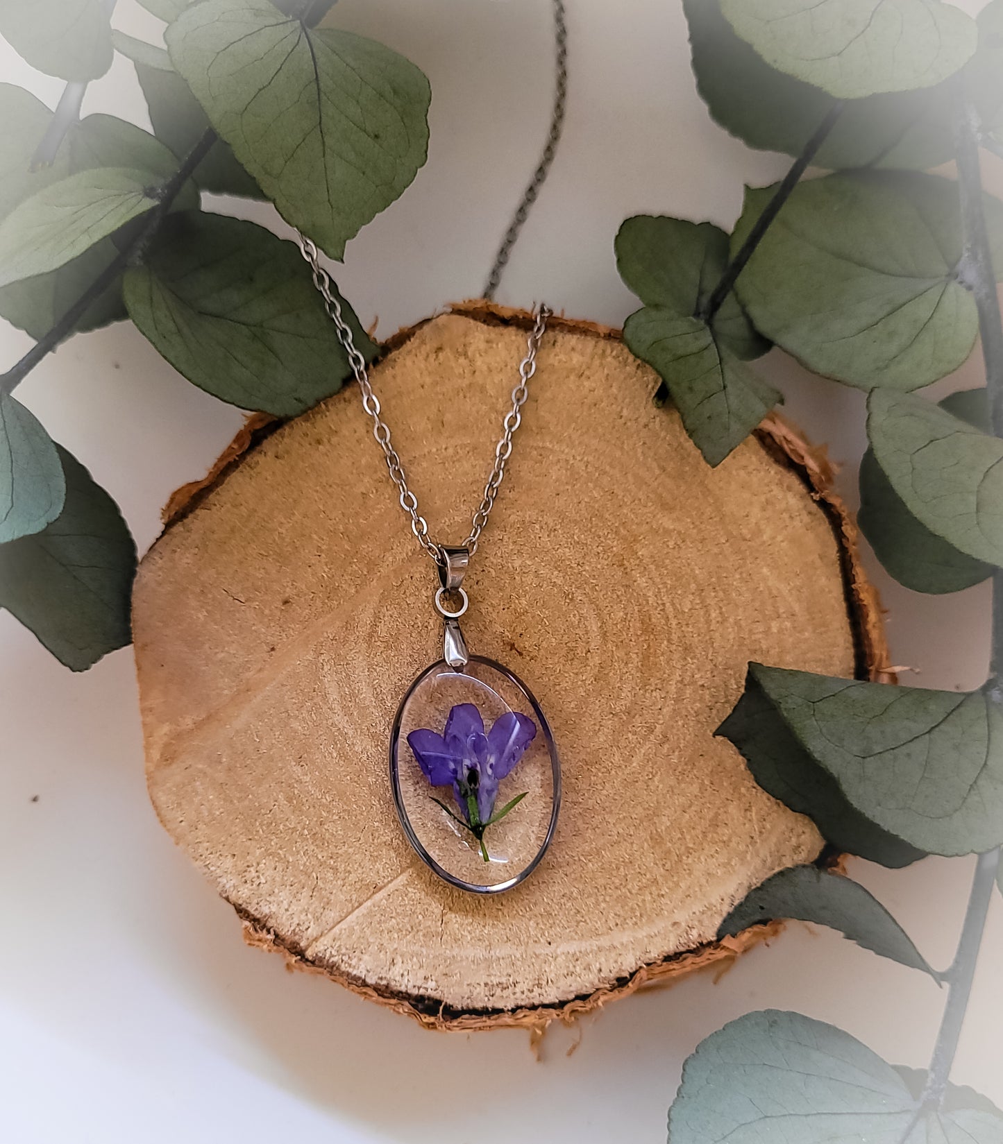 Collier lobélia