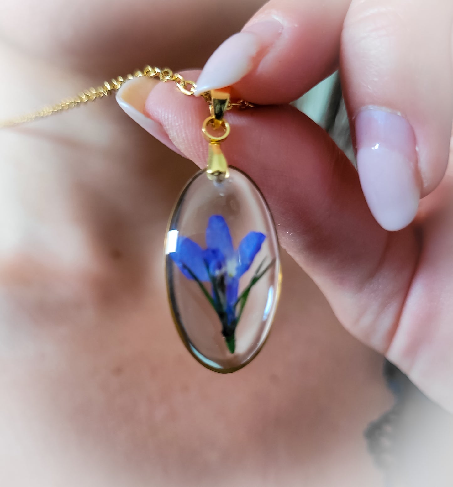 Collier lobélia