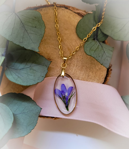 Collier lobélia