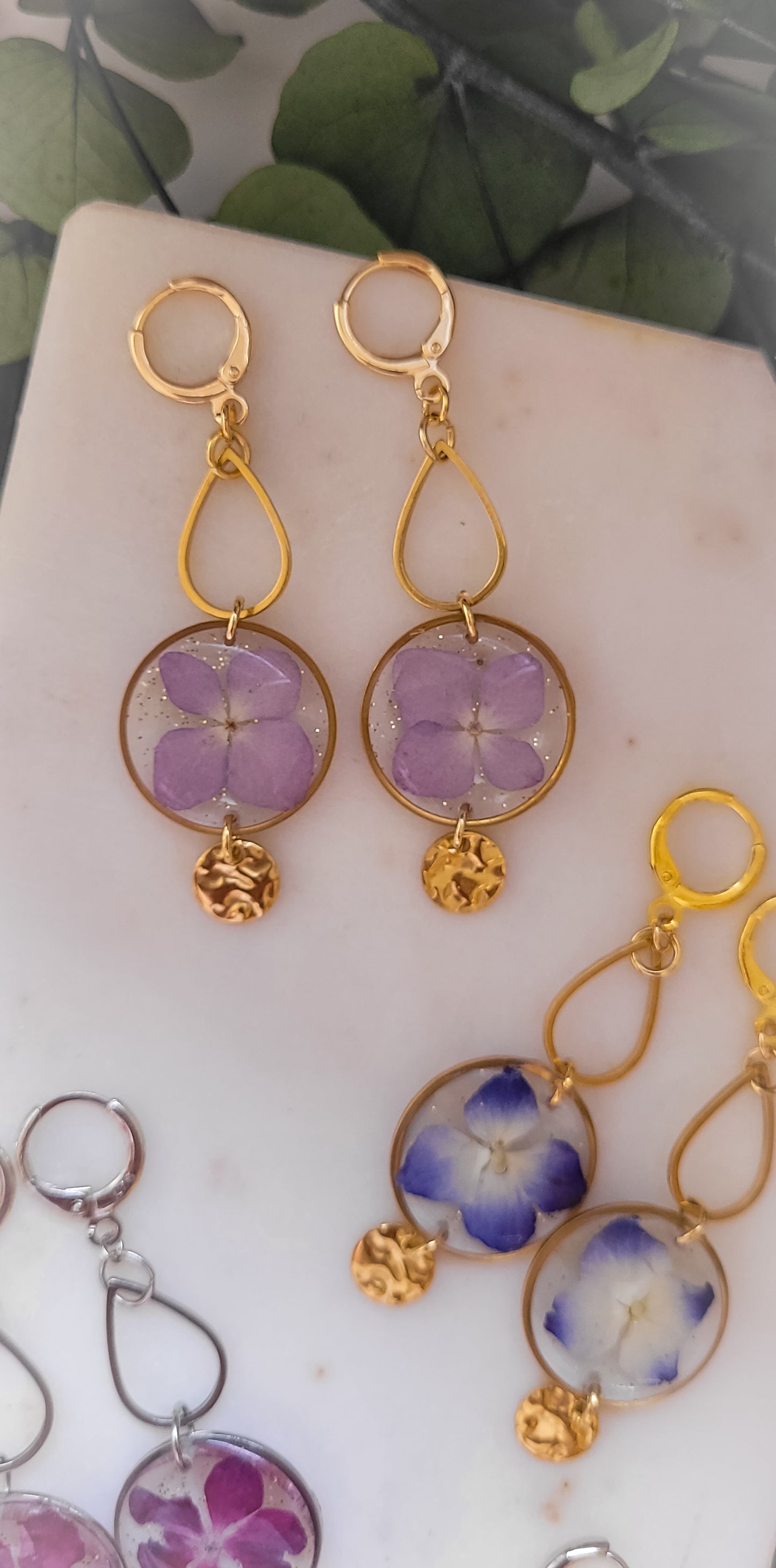 Boucles Esmeralda, hortensia