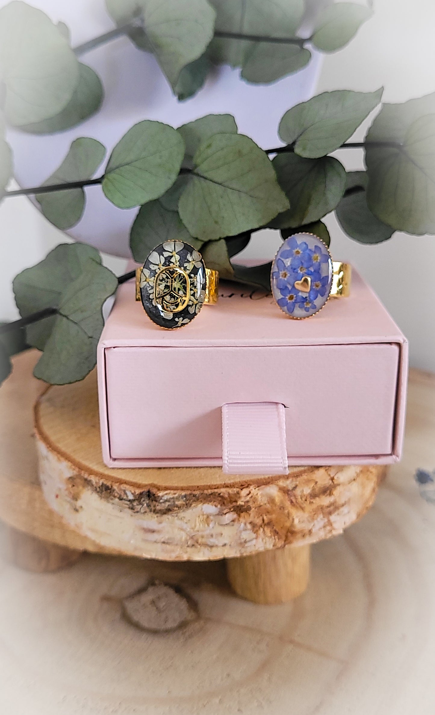 Anillo corazón nomeolvides