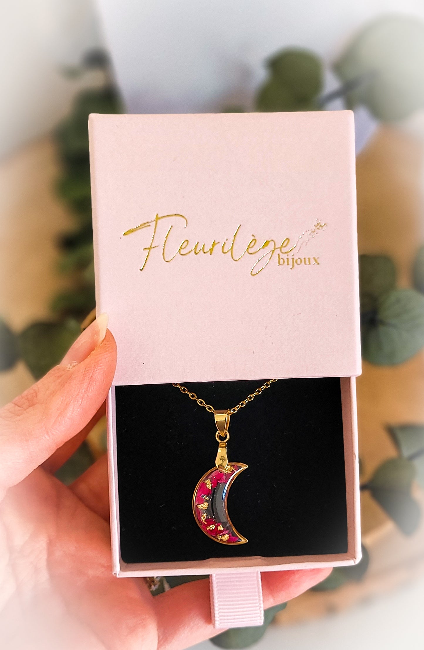 Collier Pink Moon