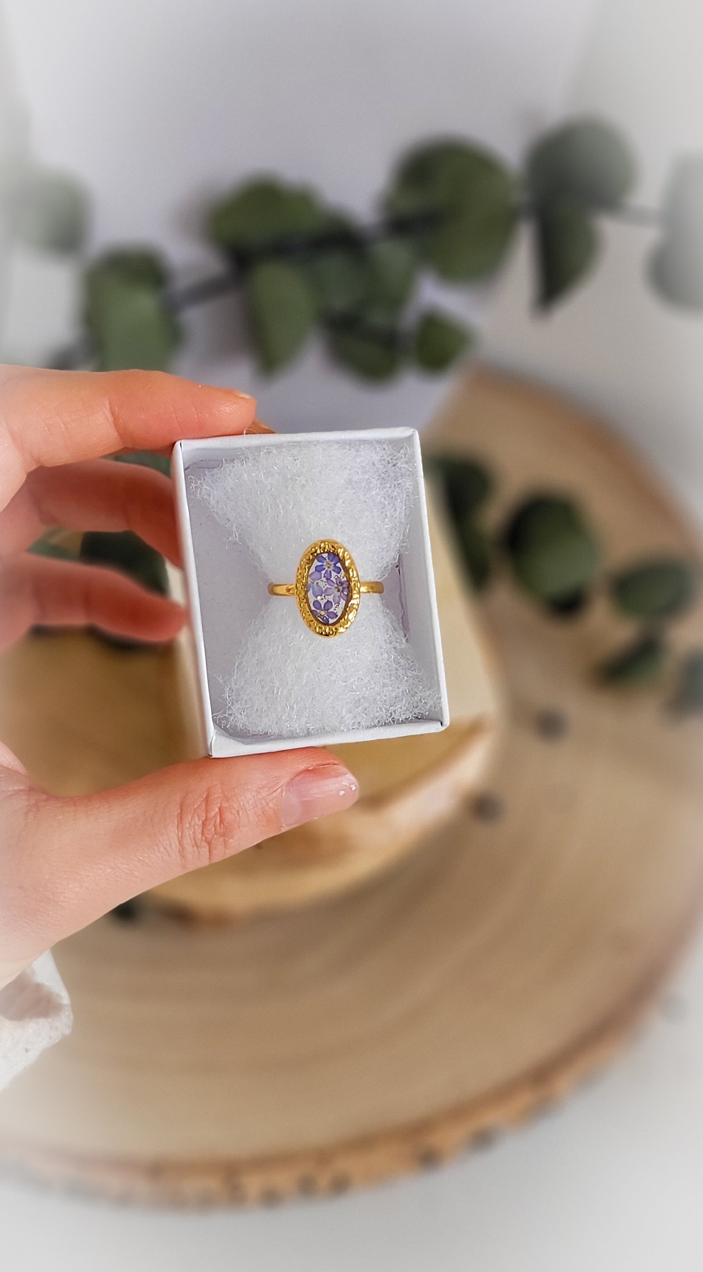Bague myosotis