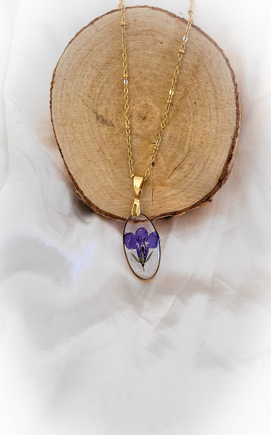 Collier Lobélia