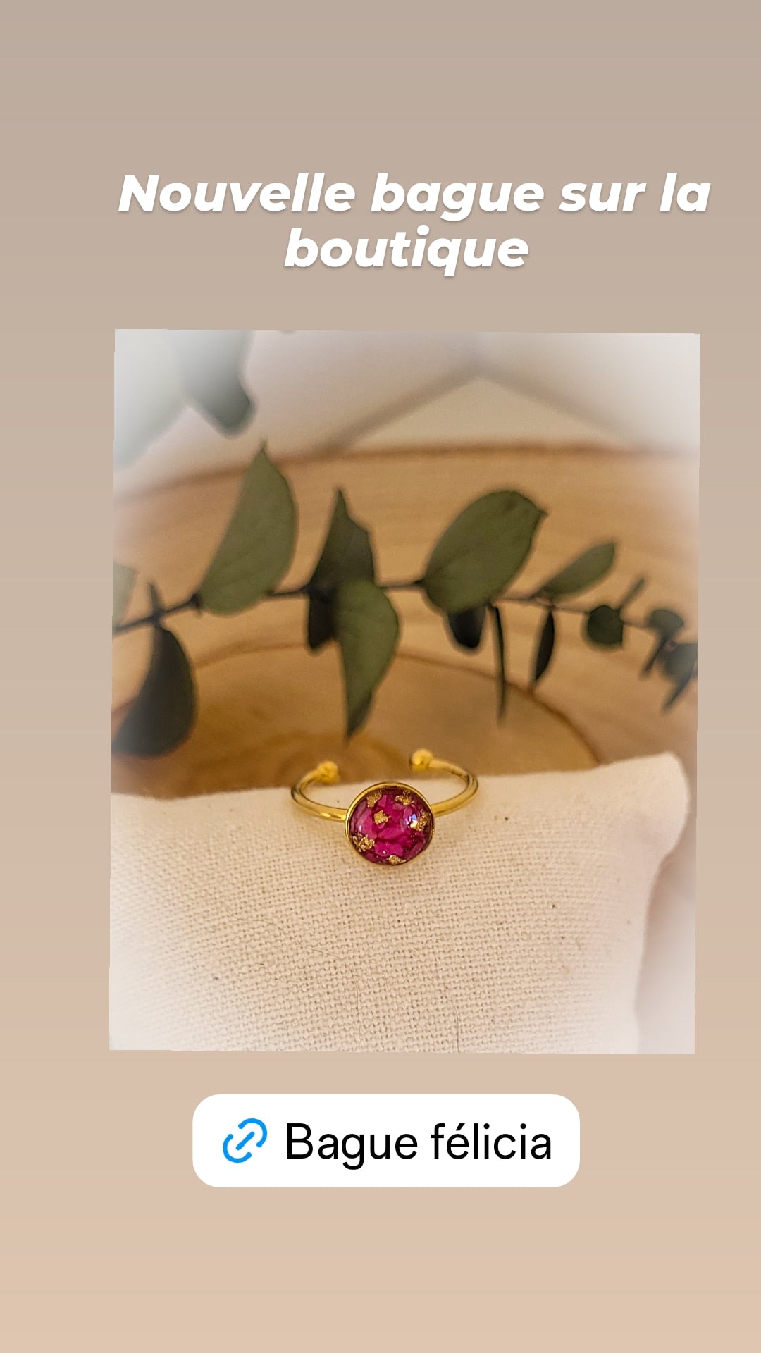 Bague "vos événements "