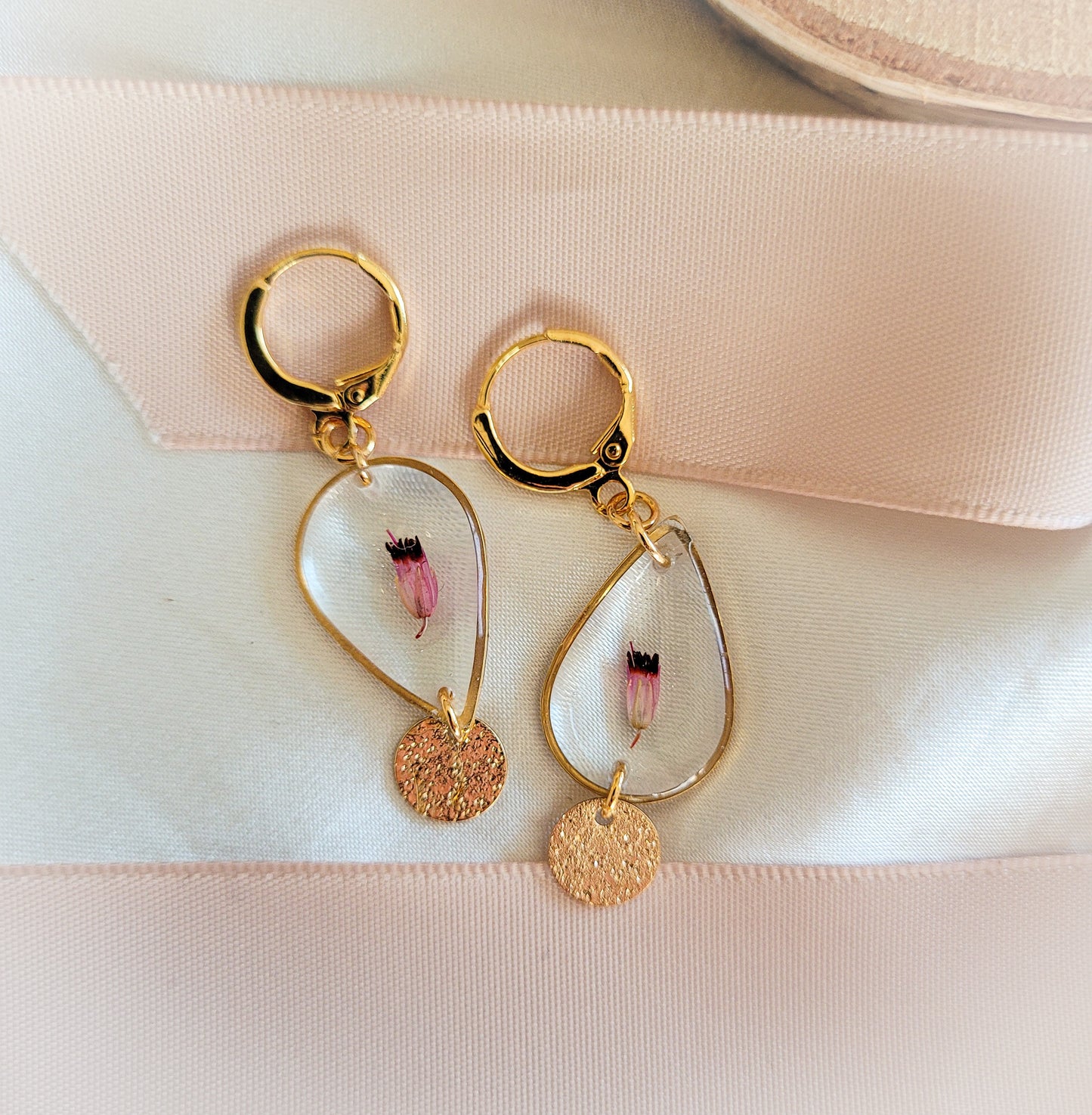Heather drop earrings