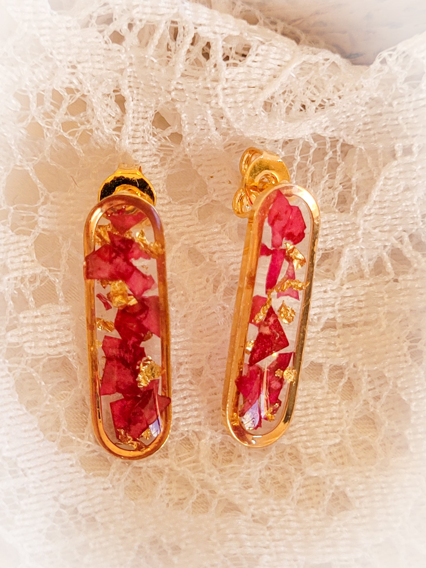 Boucles pétales de Roses