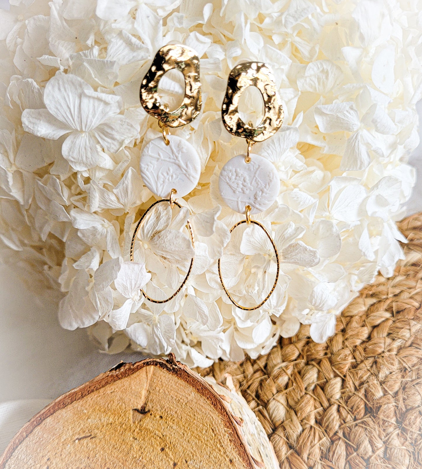 Boucles argile polymére