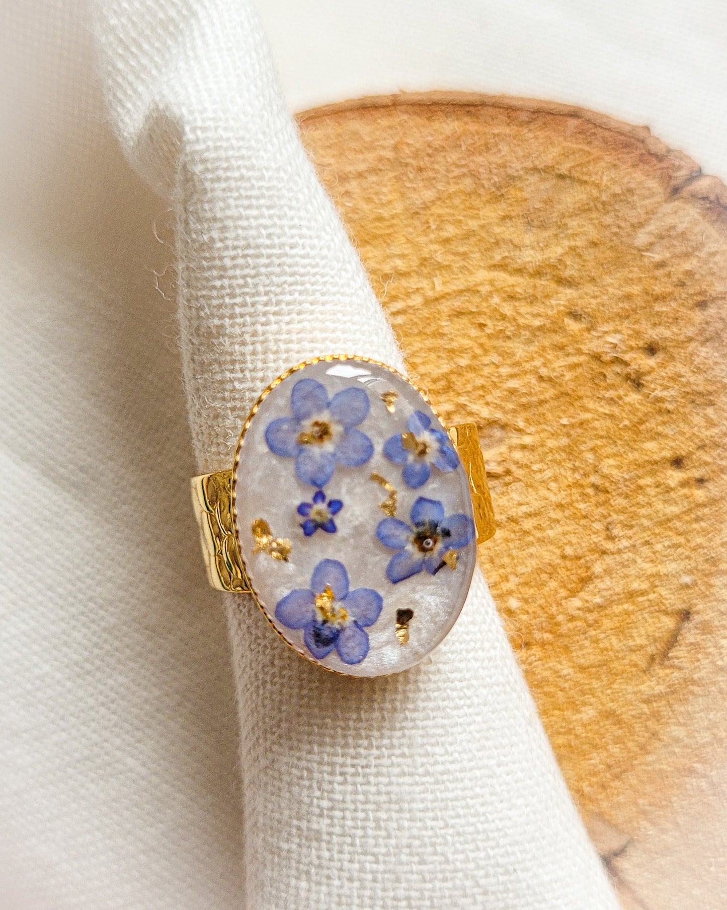 Bague myosotis