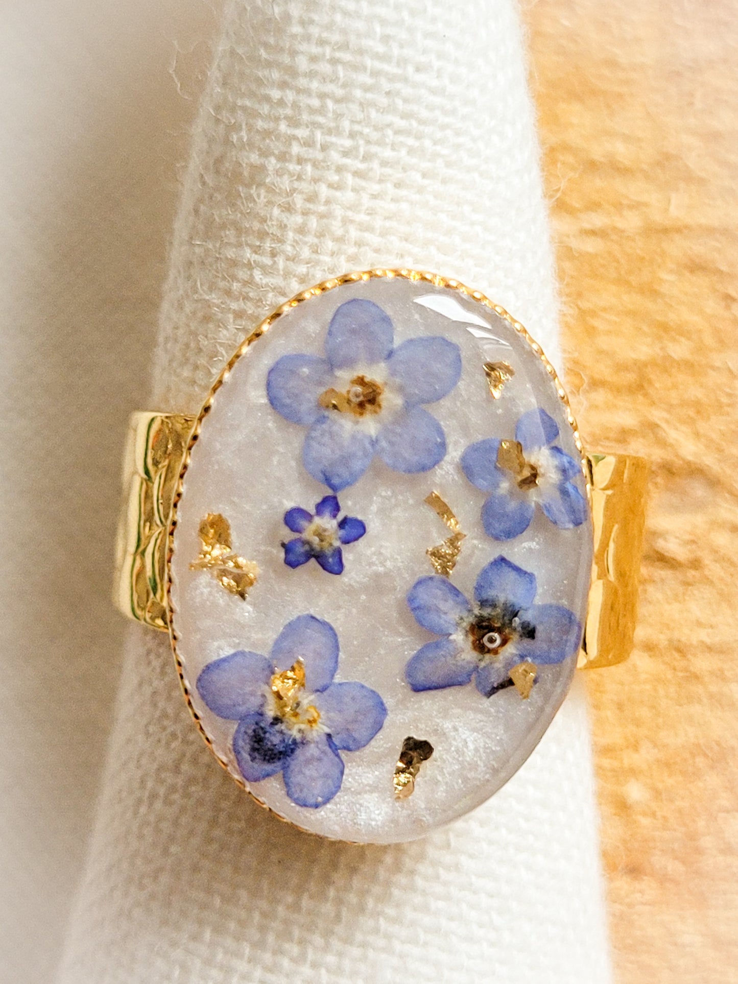 Bague myosotis