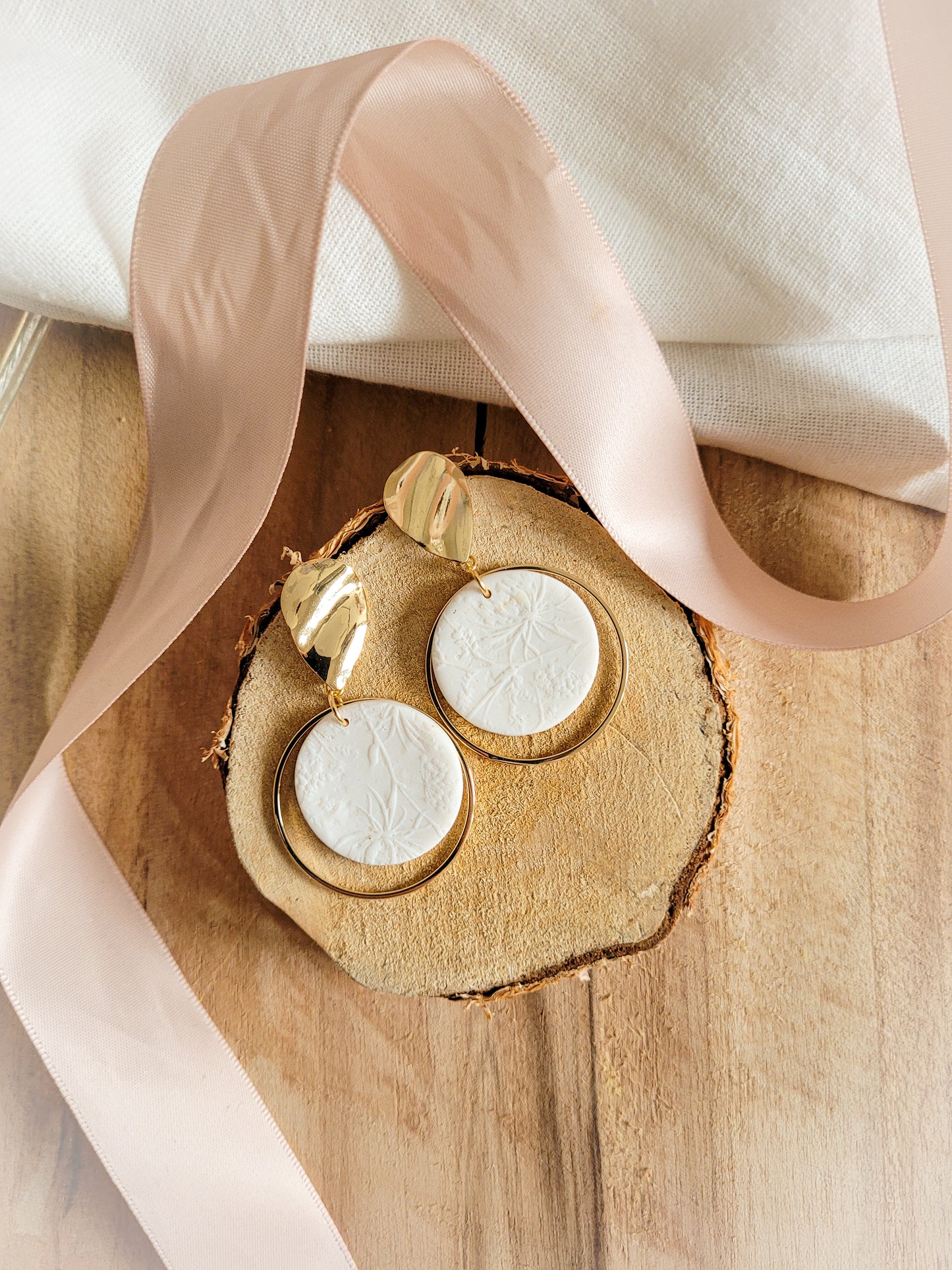 Polymer clay earrings