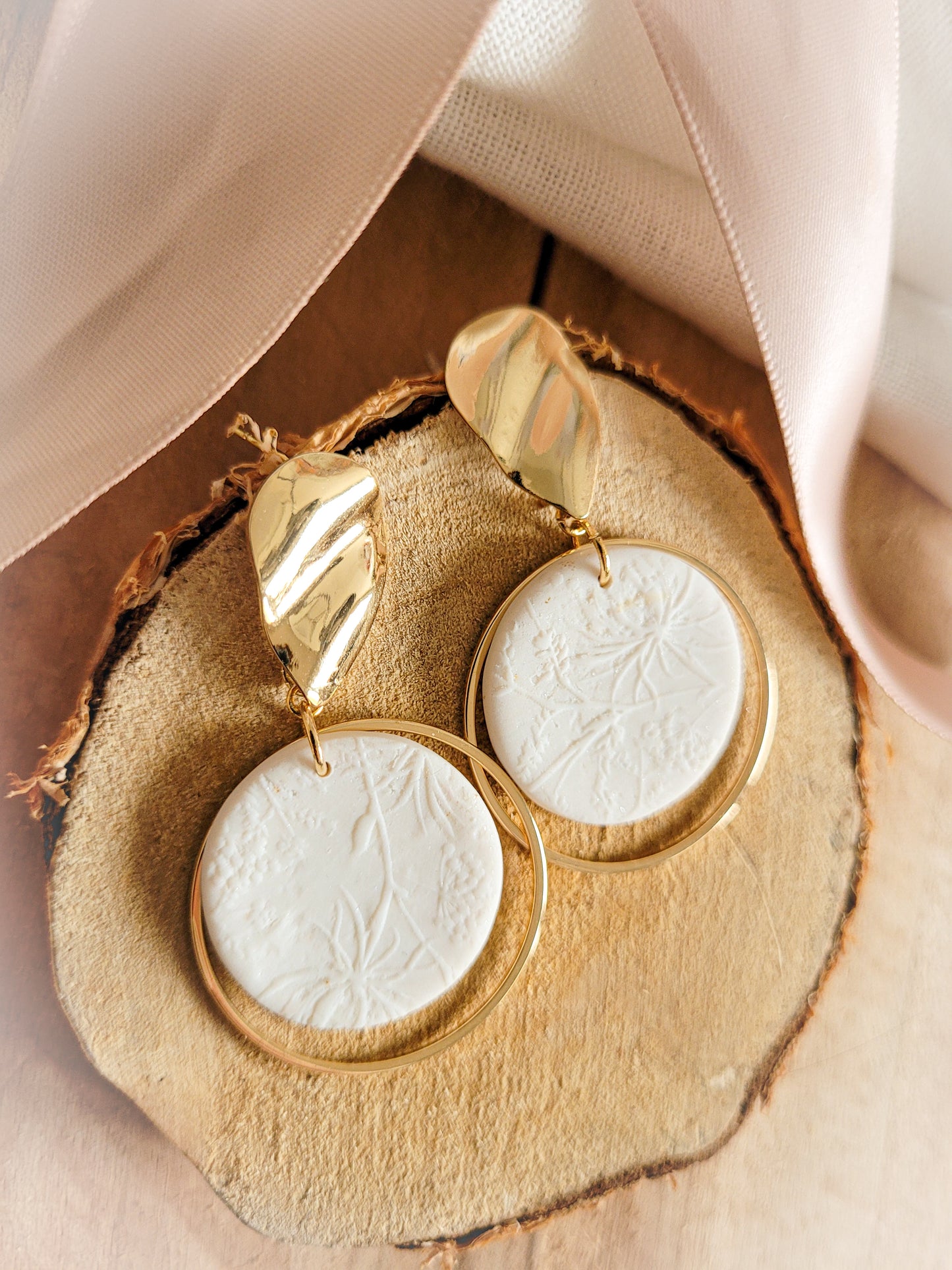 Polymer clay earrings