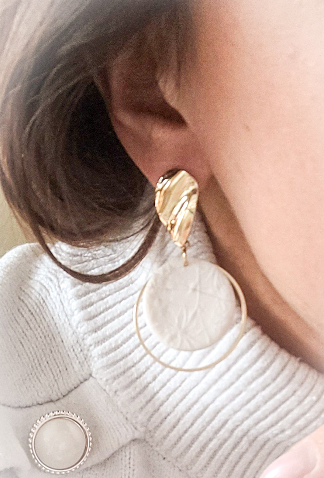 Polymer clay earrings