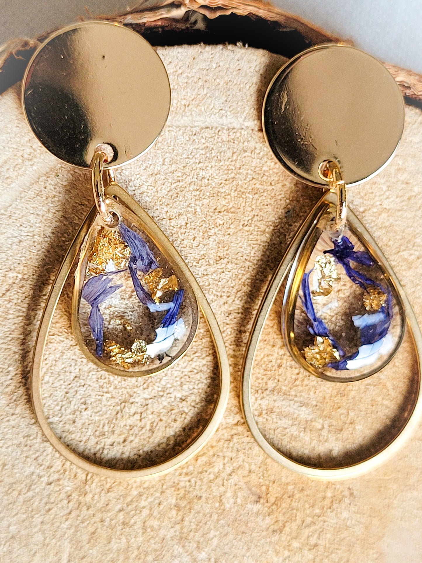 Double drop blueberries