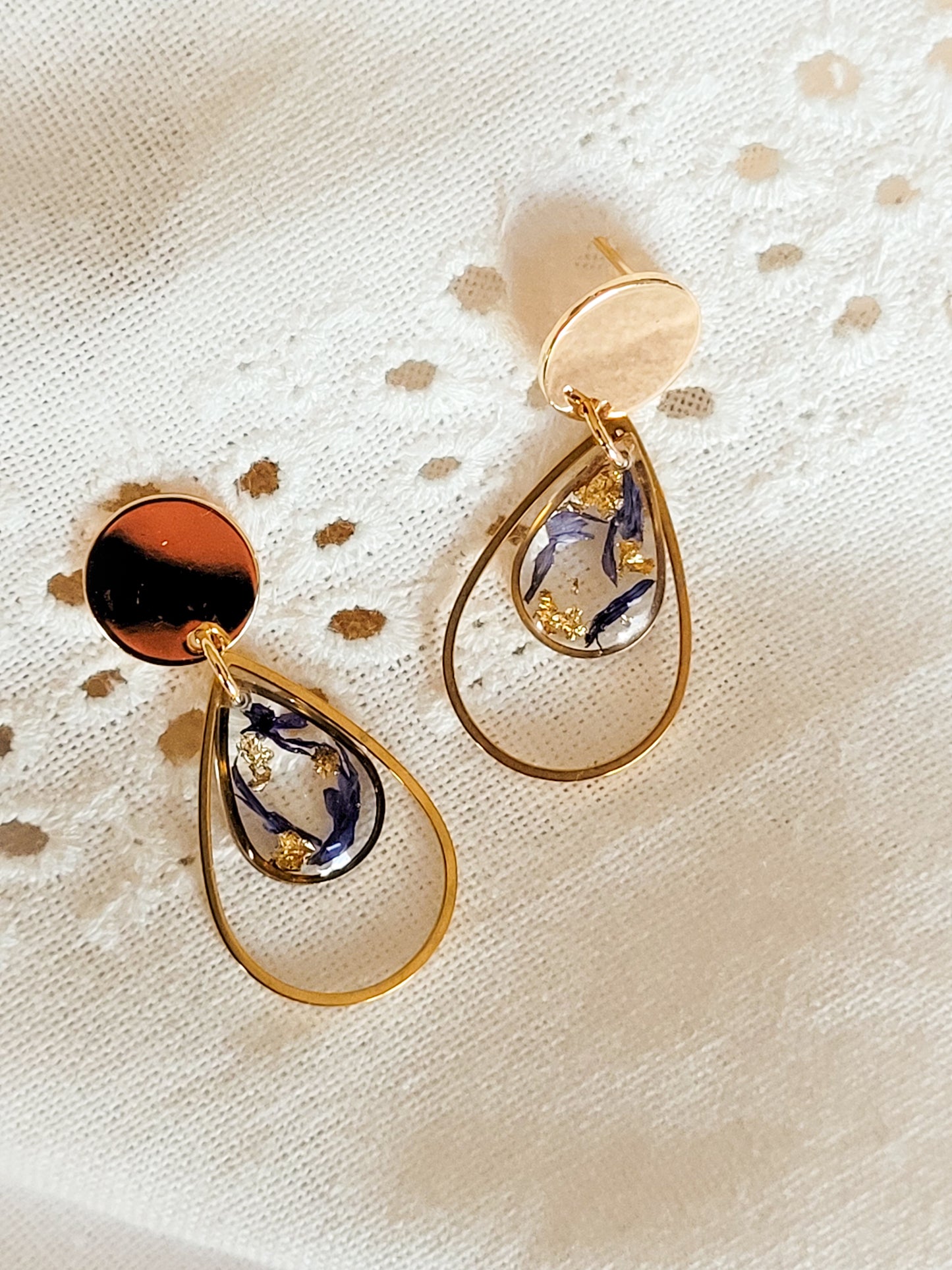 Double drop blueberries