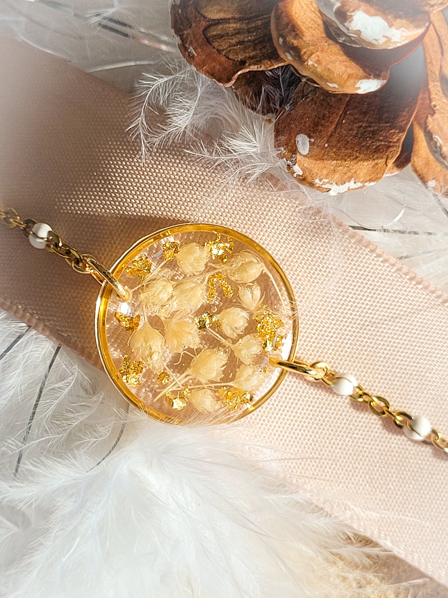 Broom bloom rings bracelet