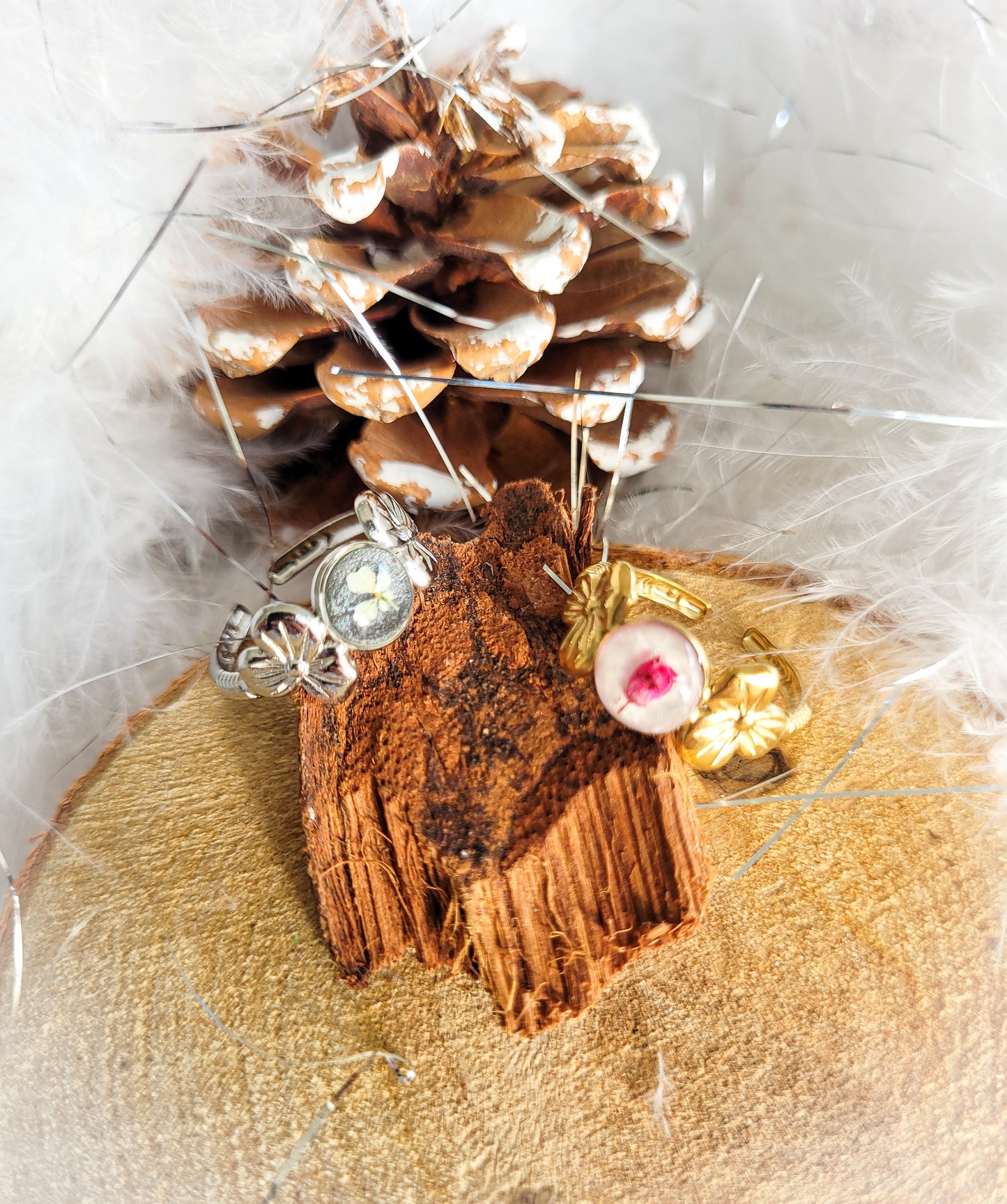 Heather floral ring