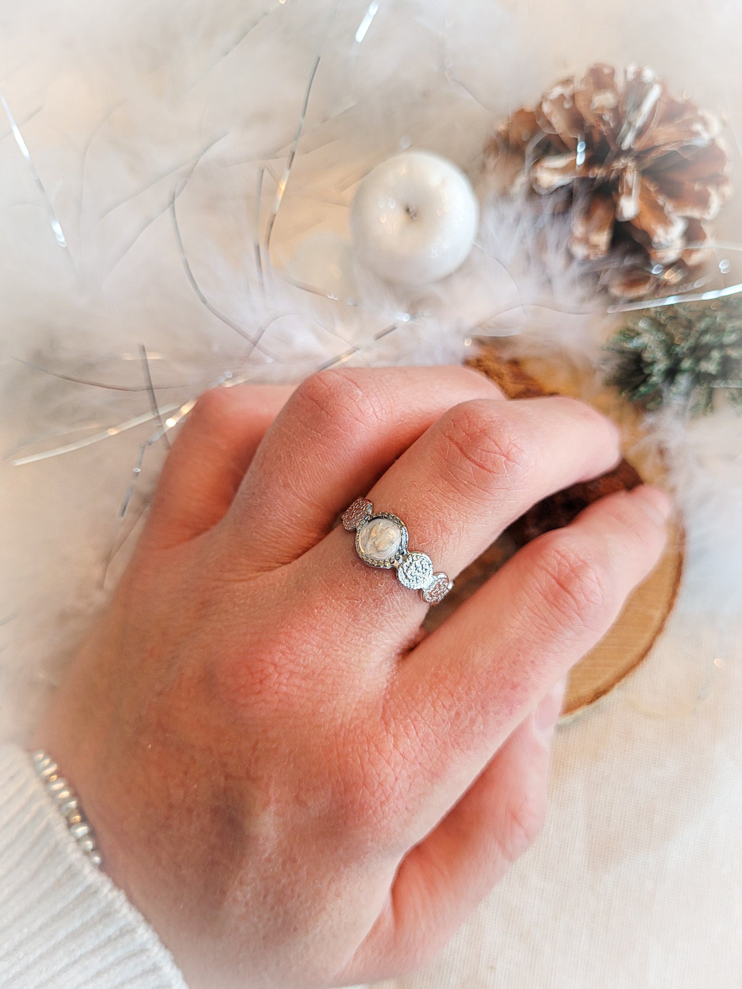 Bague motifs ethnique