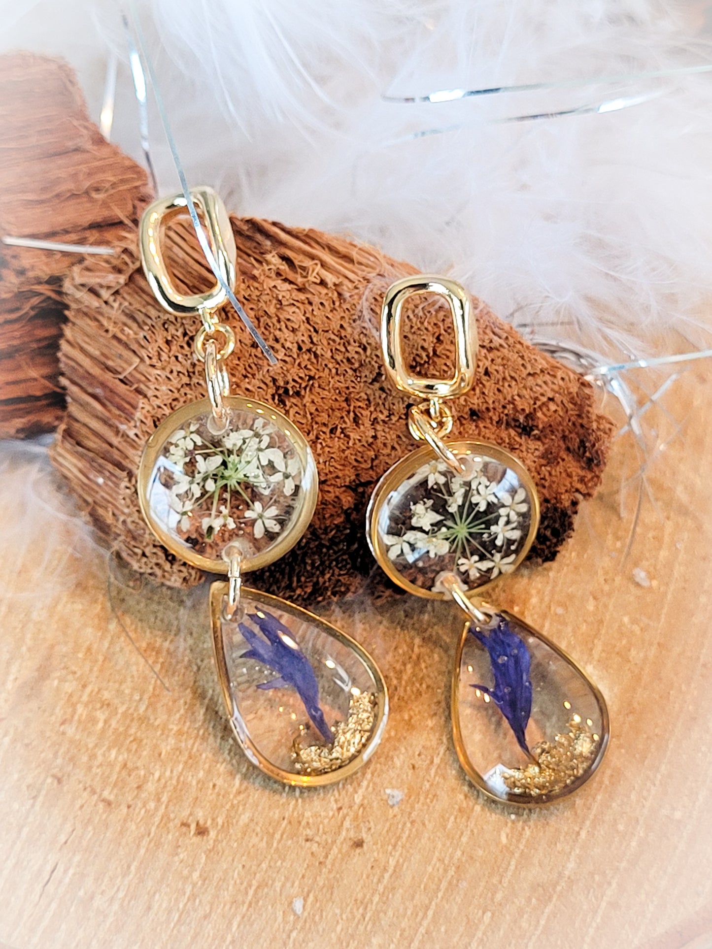 Lace and cornflowers