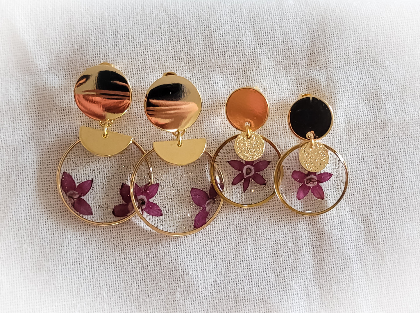 Boucles d'oreilles "Petites Cléo"