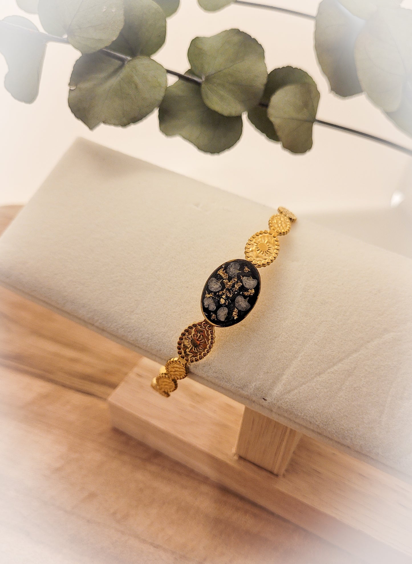 Golden ethnic bangle