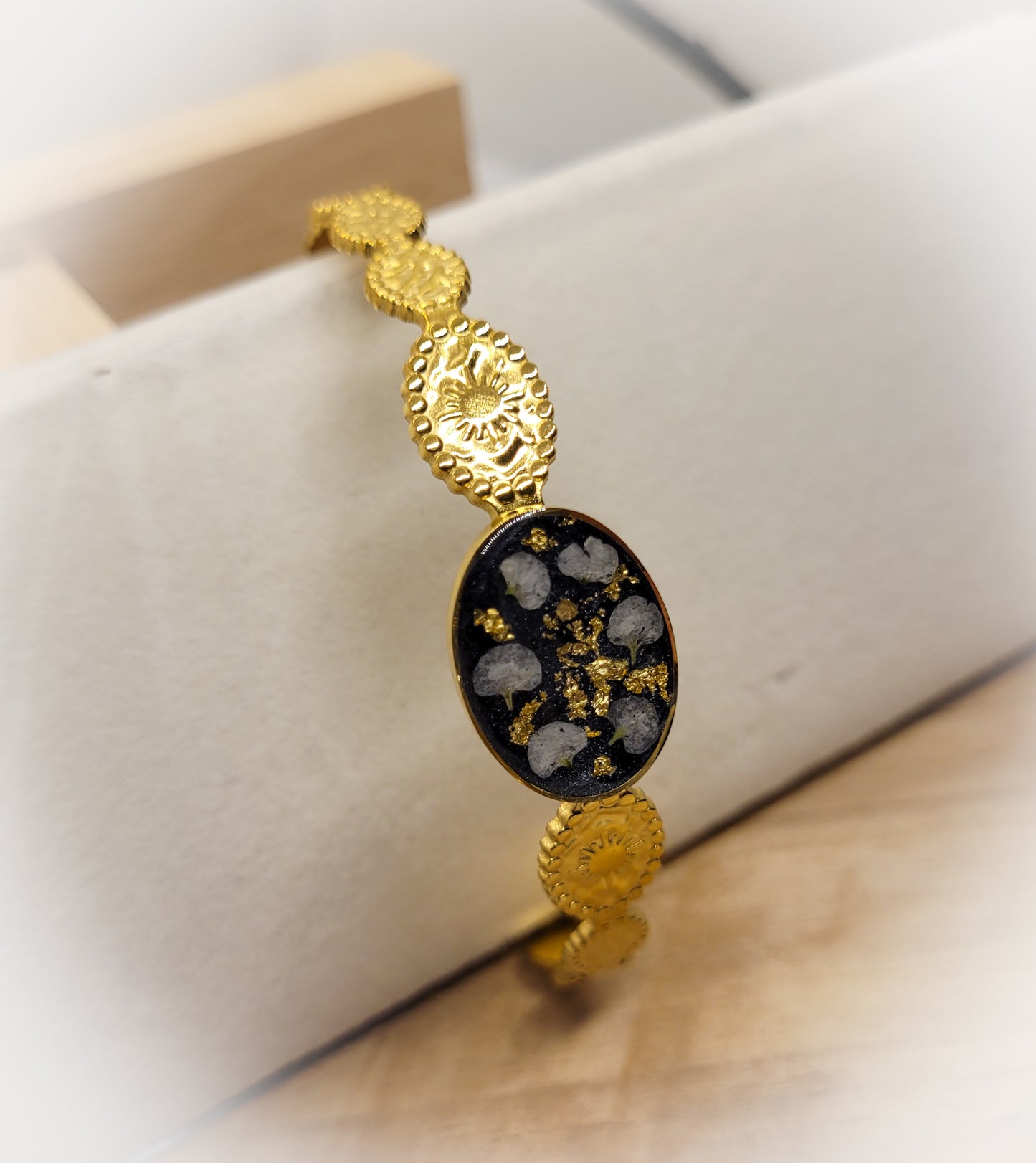 Golden ethnic bangle