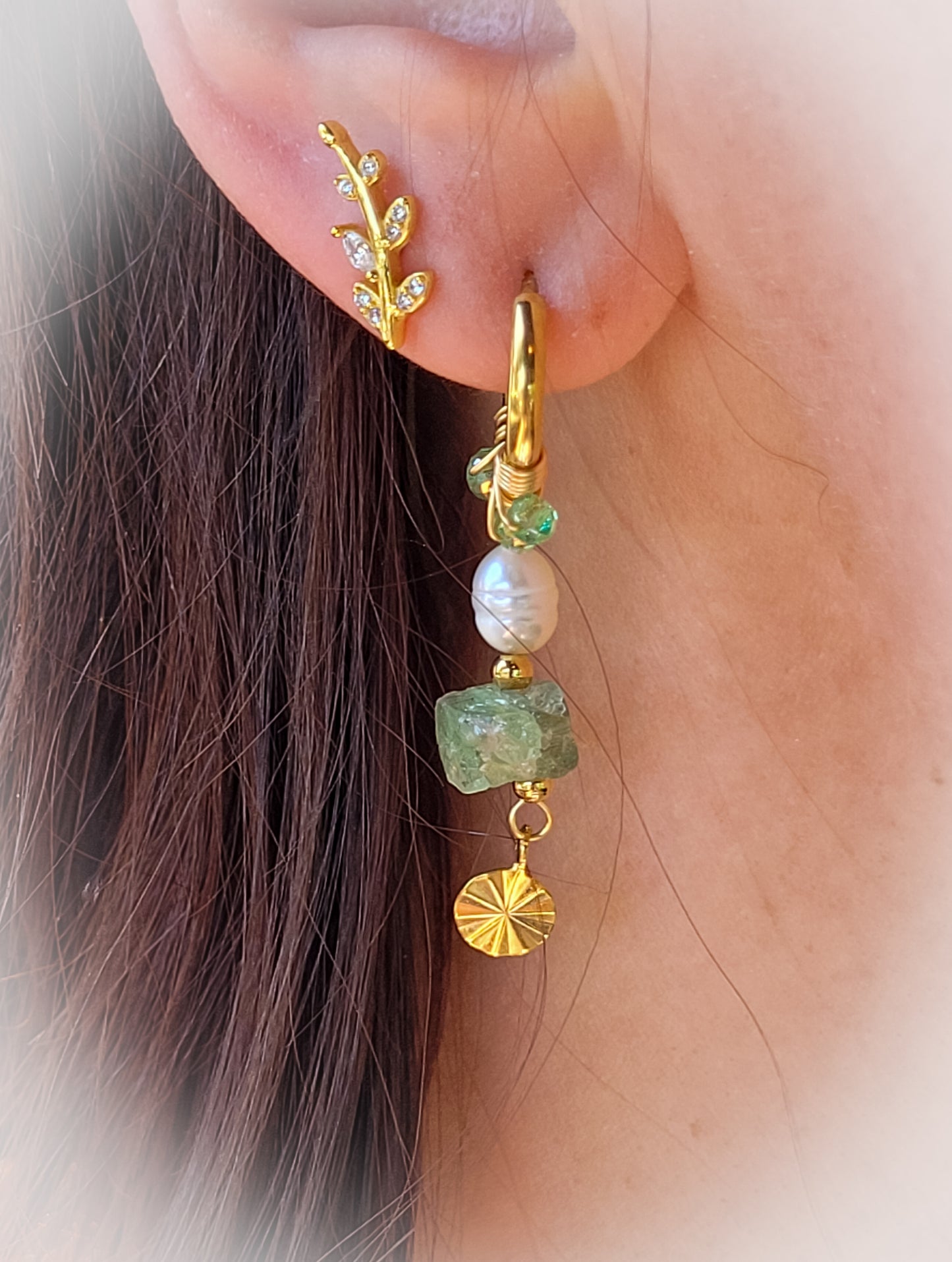 Boucles AVENTURINE