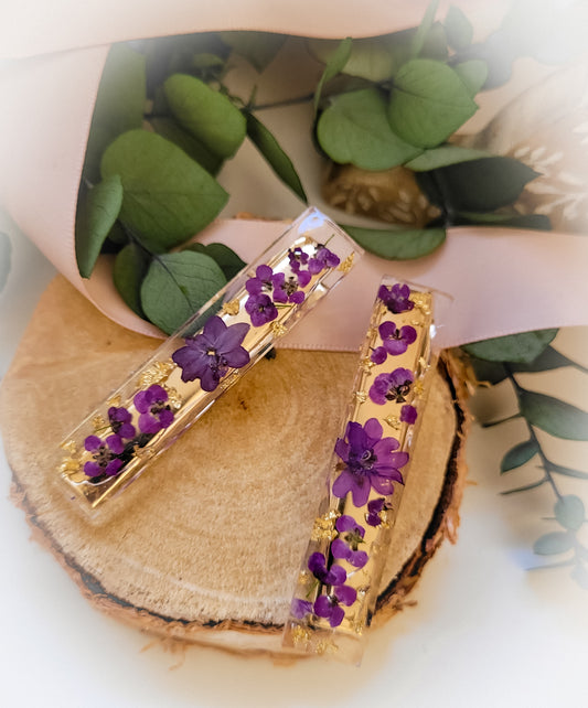 Barrette alysse violette