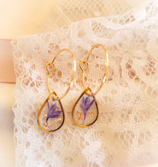 Cornflower hoops